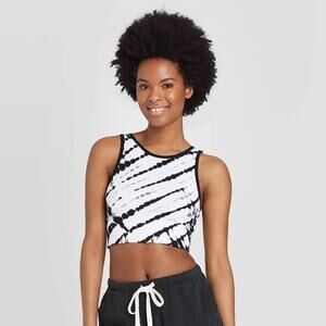 Colsie Tie Dye Stretchy Crop Top